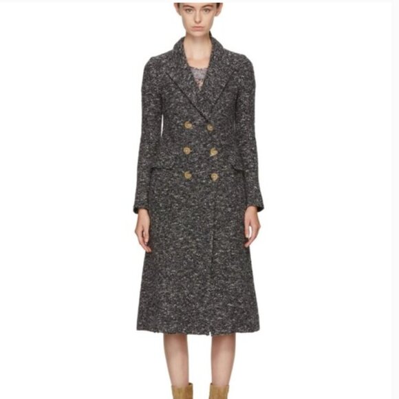 Isabel Marant Étoile Overton boucle Long Longline coat 36 - Picture 12 of 12